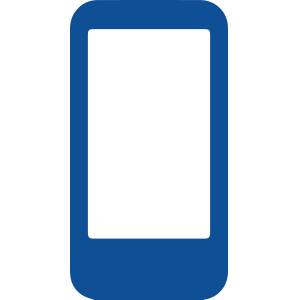 No telemóvel, com leitura do cartão do visitante por NFC